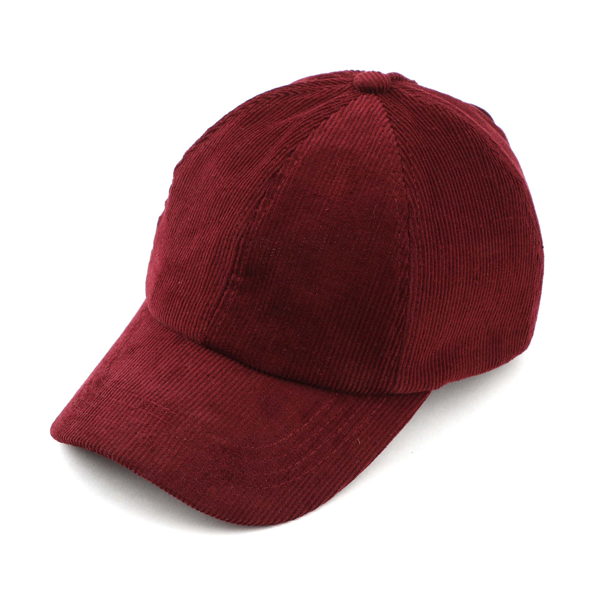Corduroy Baseball Cap in Solid Color