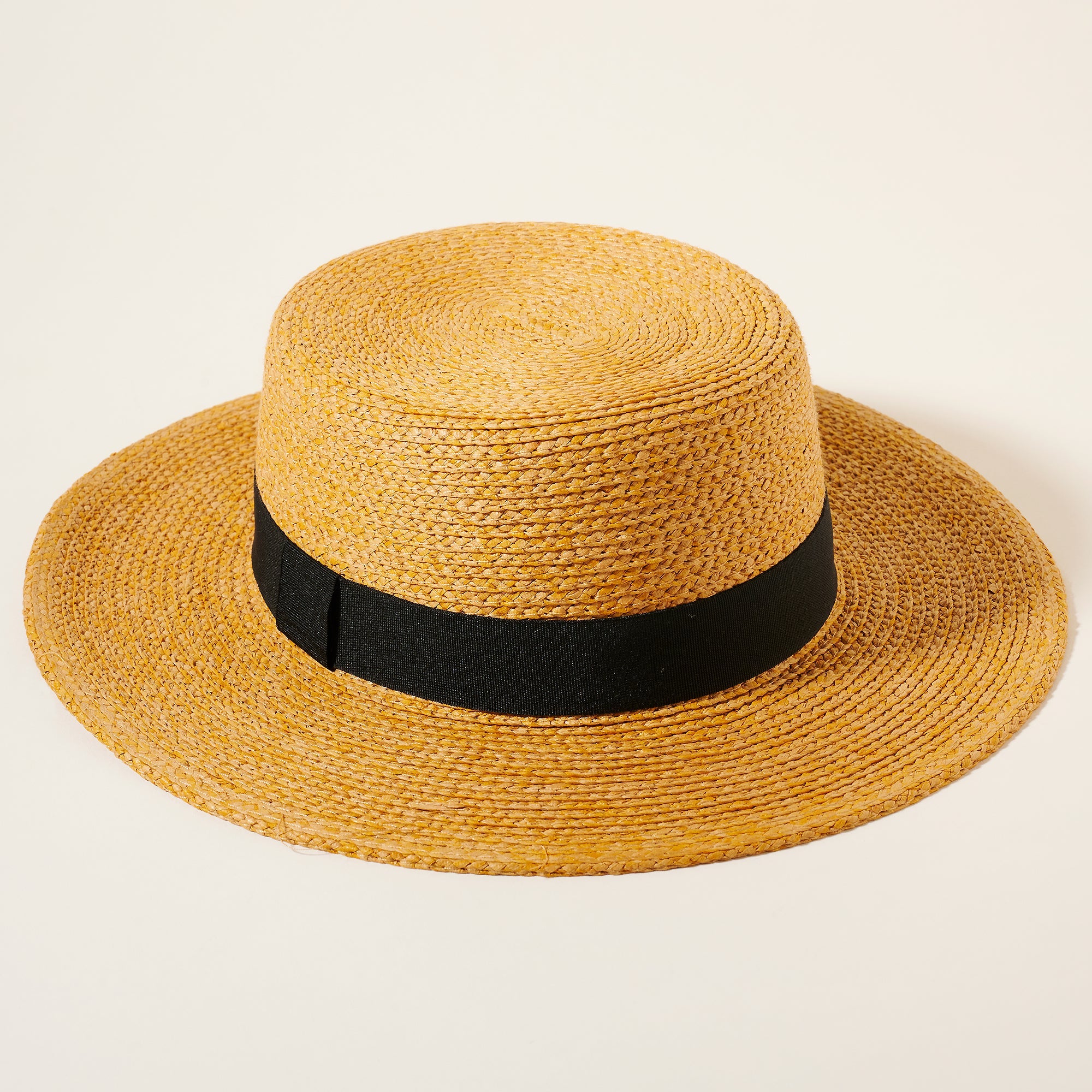 Straw Boater Hat