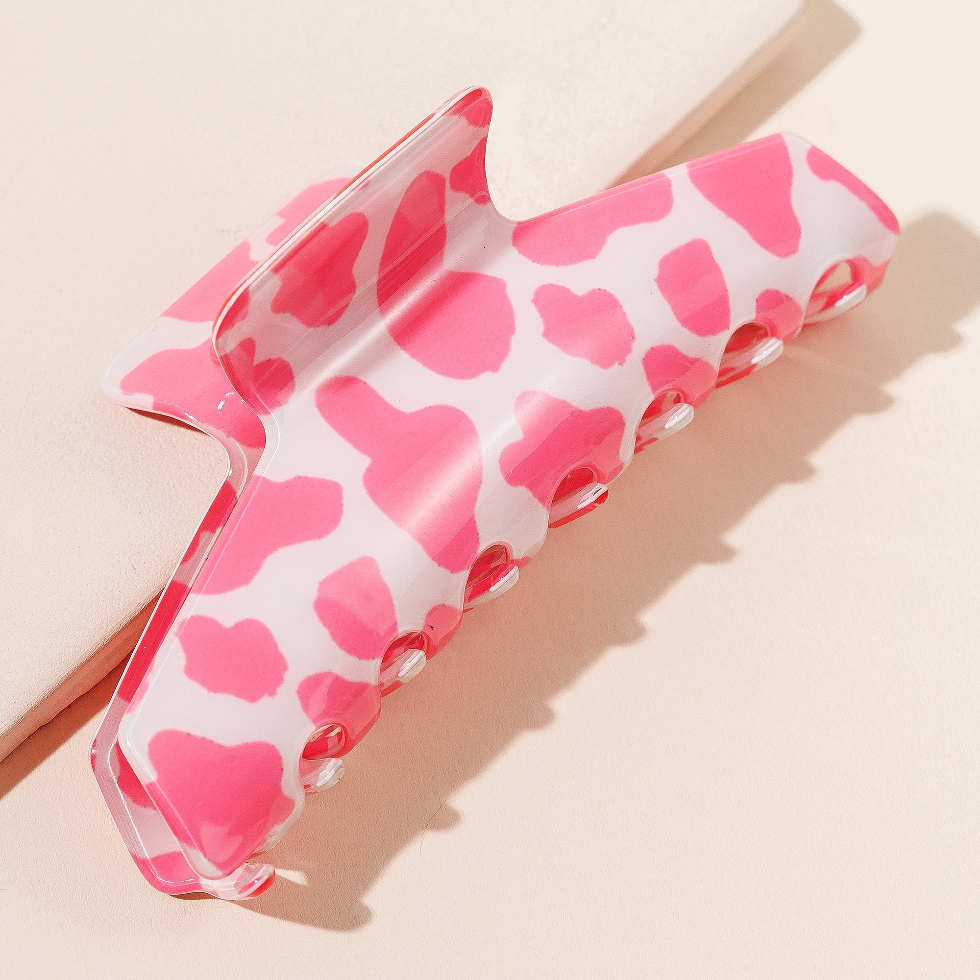 Cow Print Hair Claw