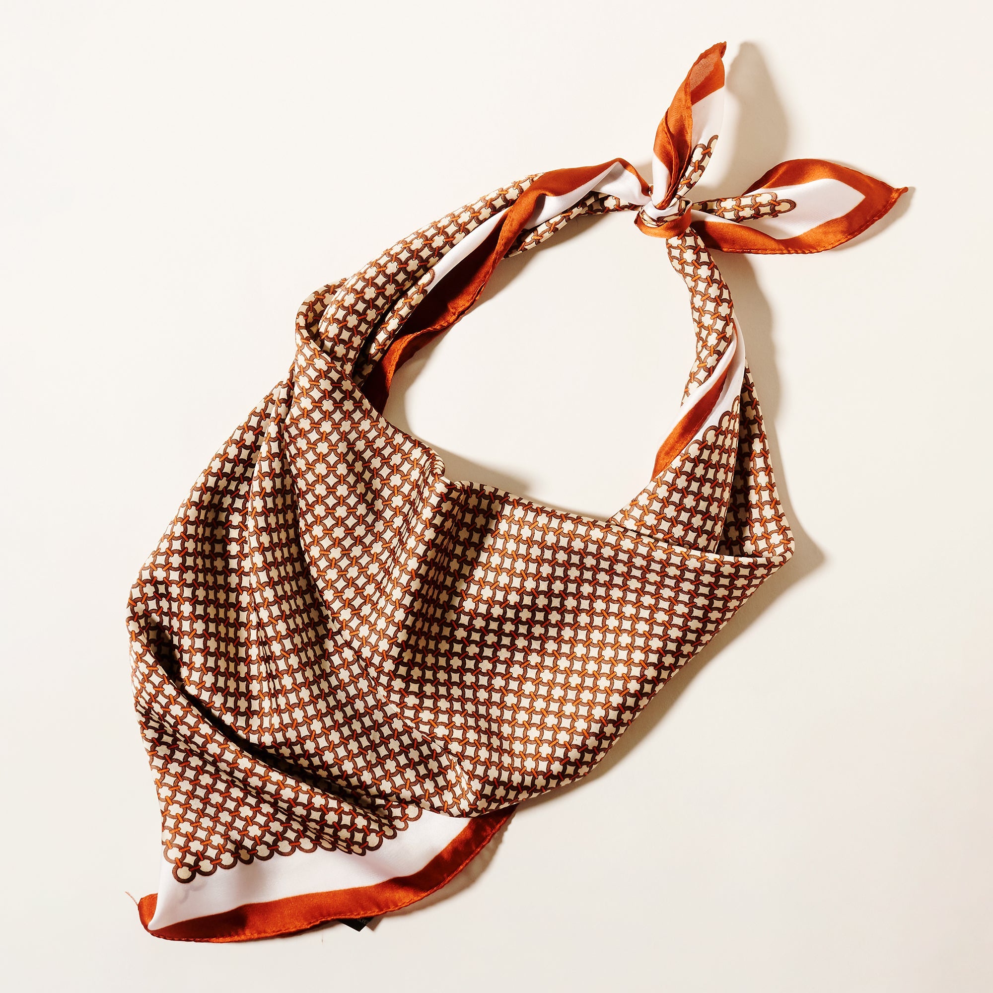 Chic Dot Print Square Scarf