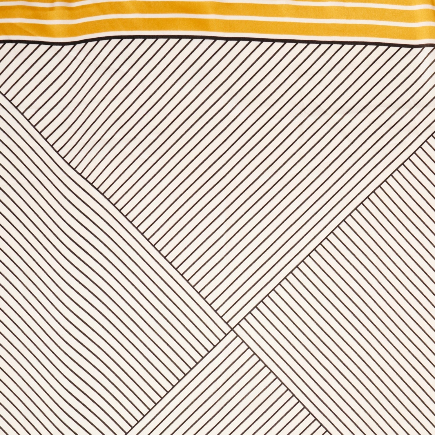 Modern Geometric Print Square Scarf