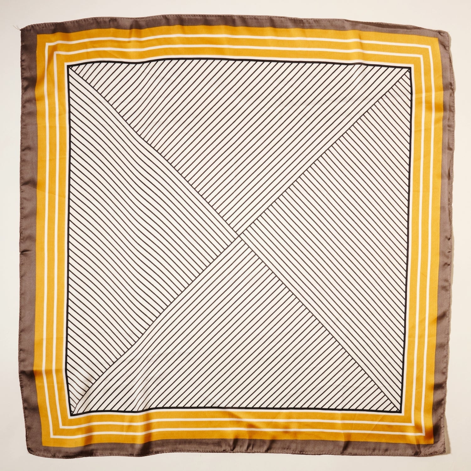 Geometric Print Square Scarf