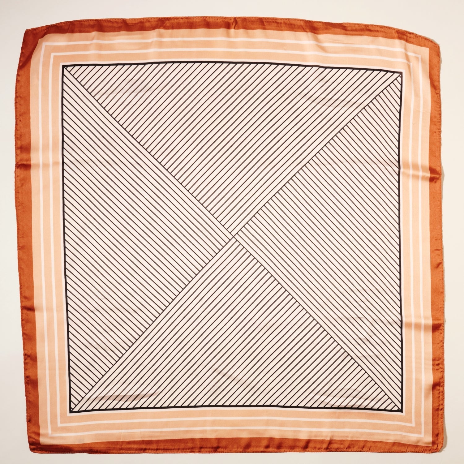Modern Geometric Print Square Scarf
