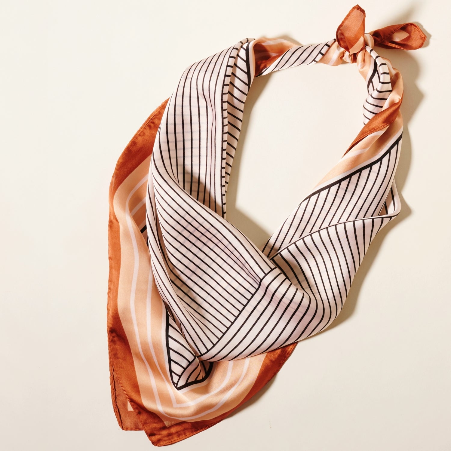 Modern Geometric Print Square Scarf