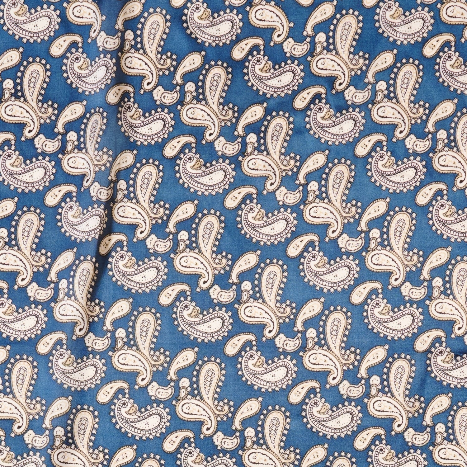 Classic Paisley Print Square Scarf