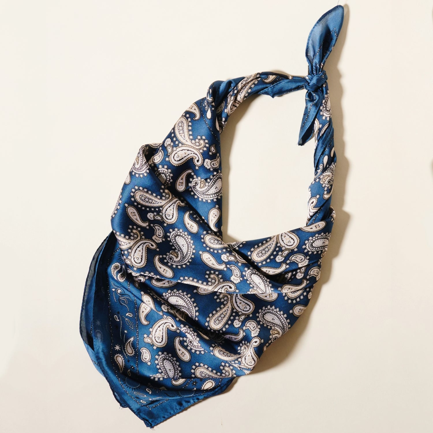 Paisley Print Square Scarf