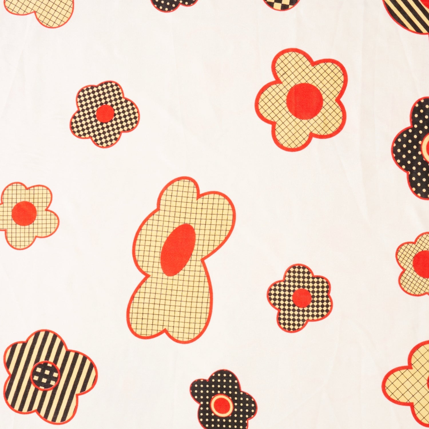 Elegant Flower Pattern Square Scarf