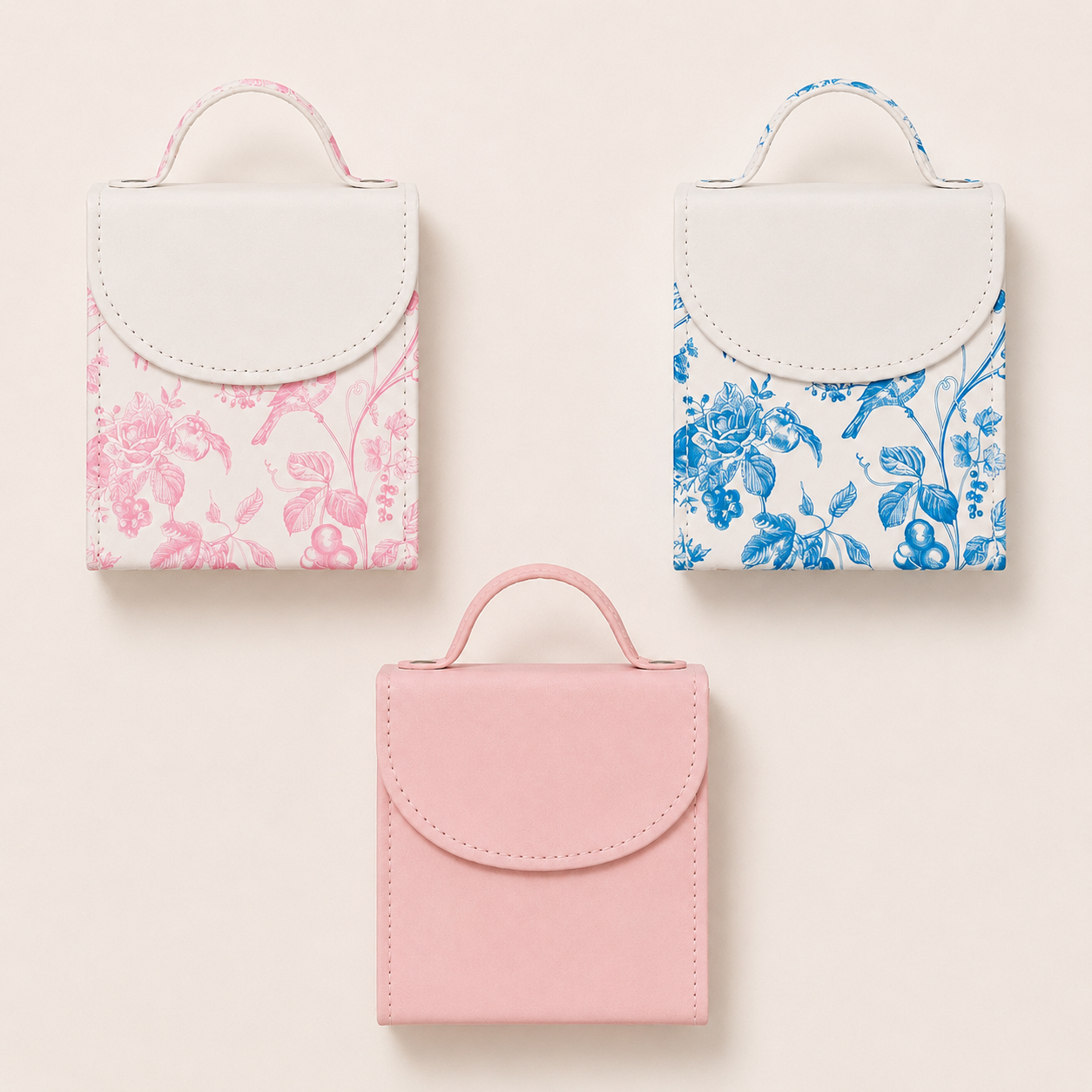 3-in-1 Foldable Jewelry Travel Case Bundle — Set of 6 ( $102 Value )