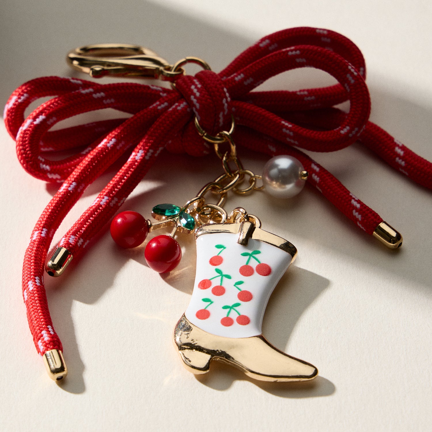Pink Western Boots | Enamel Keychain