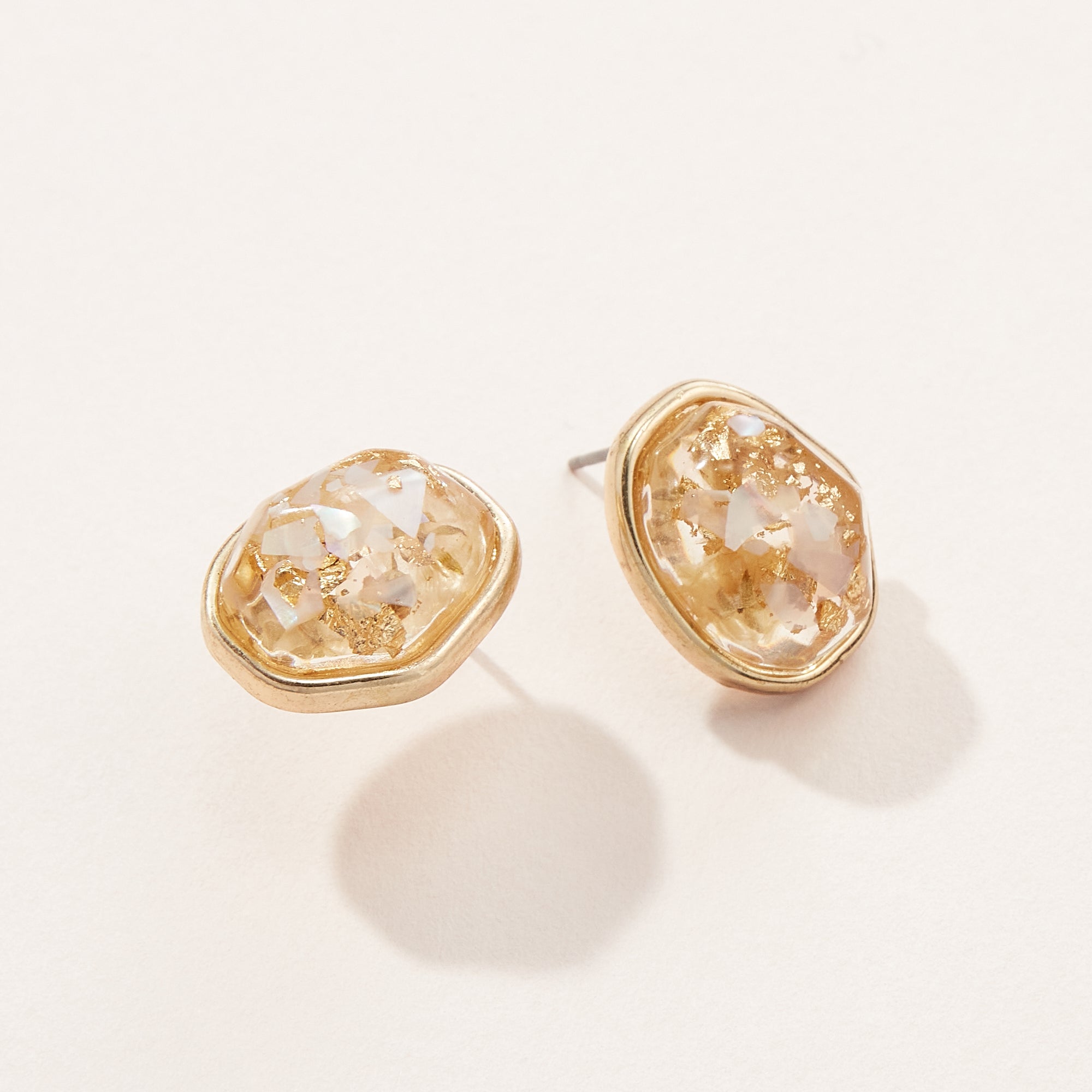 Pressed Flower Post Earrings