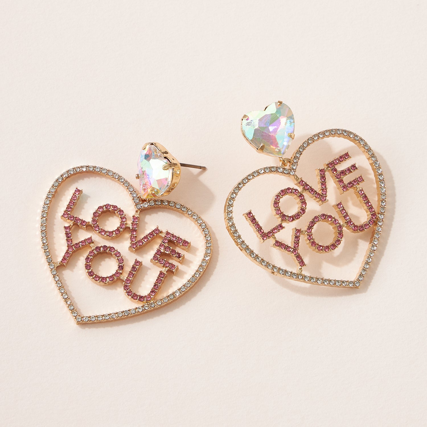 Heart Post Earrings for Valentine's Day or Special Day