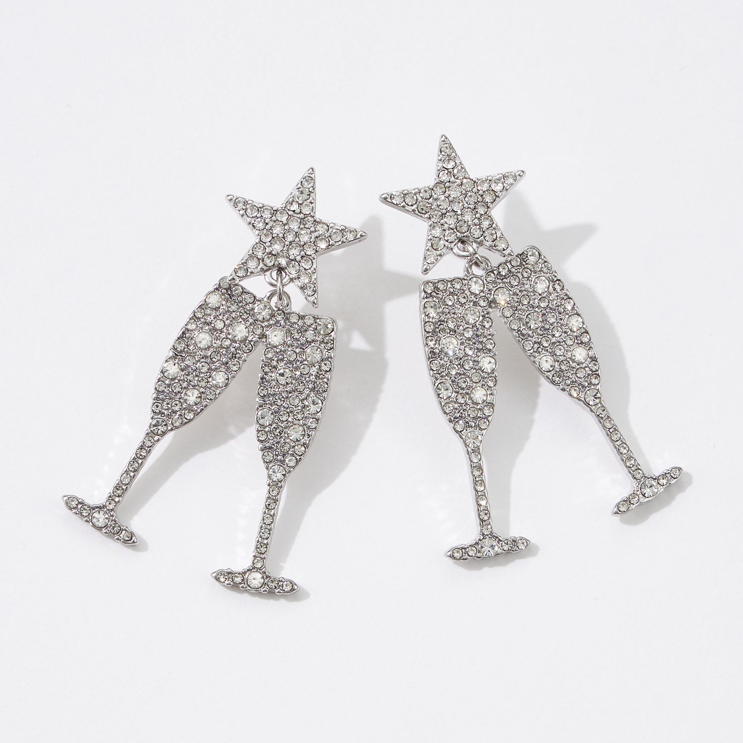 Champagne Glass Earring