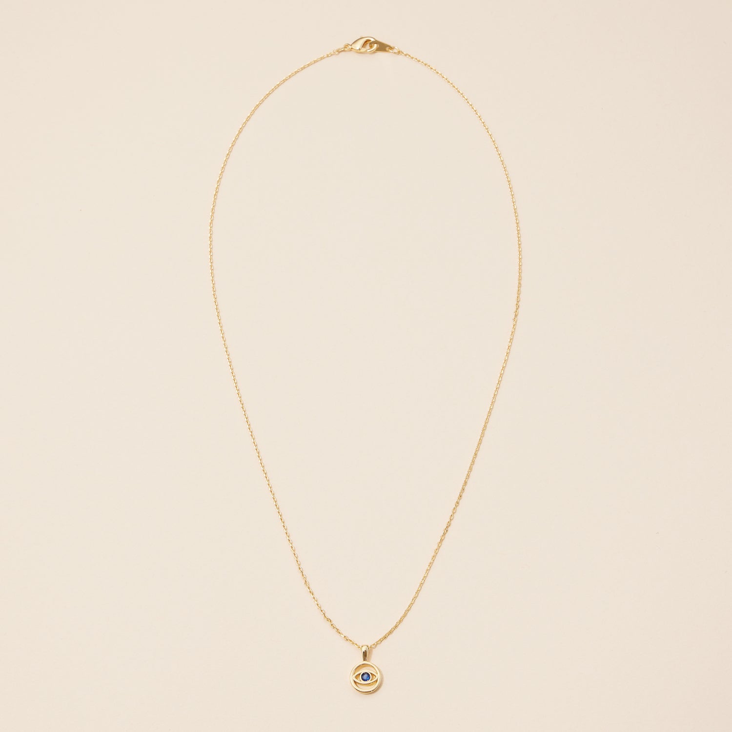 Protective Blue Evil Eye Pendant Necklace