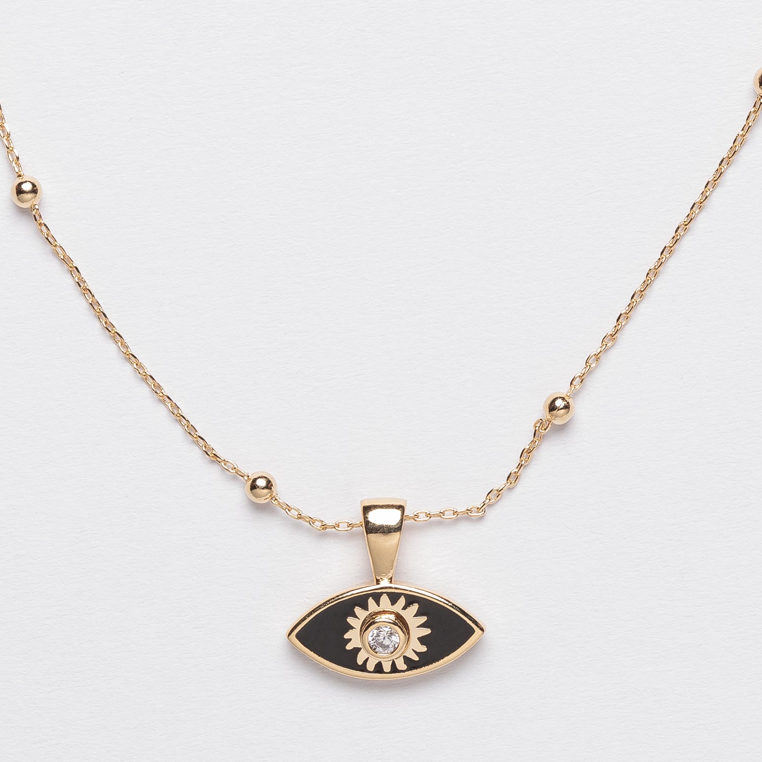 Dainty Evil-Eye Pendant Necklace