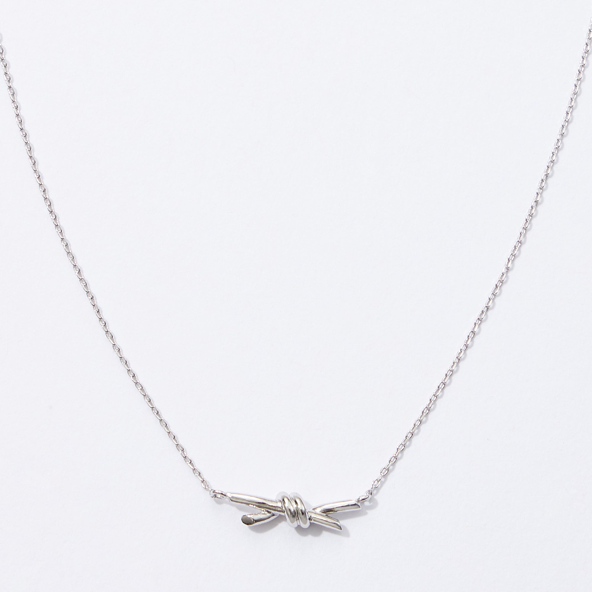 Gold Dipped Knot Pendant Necklace