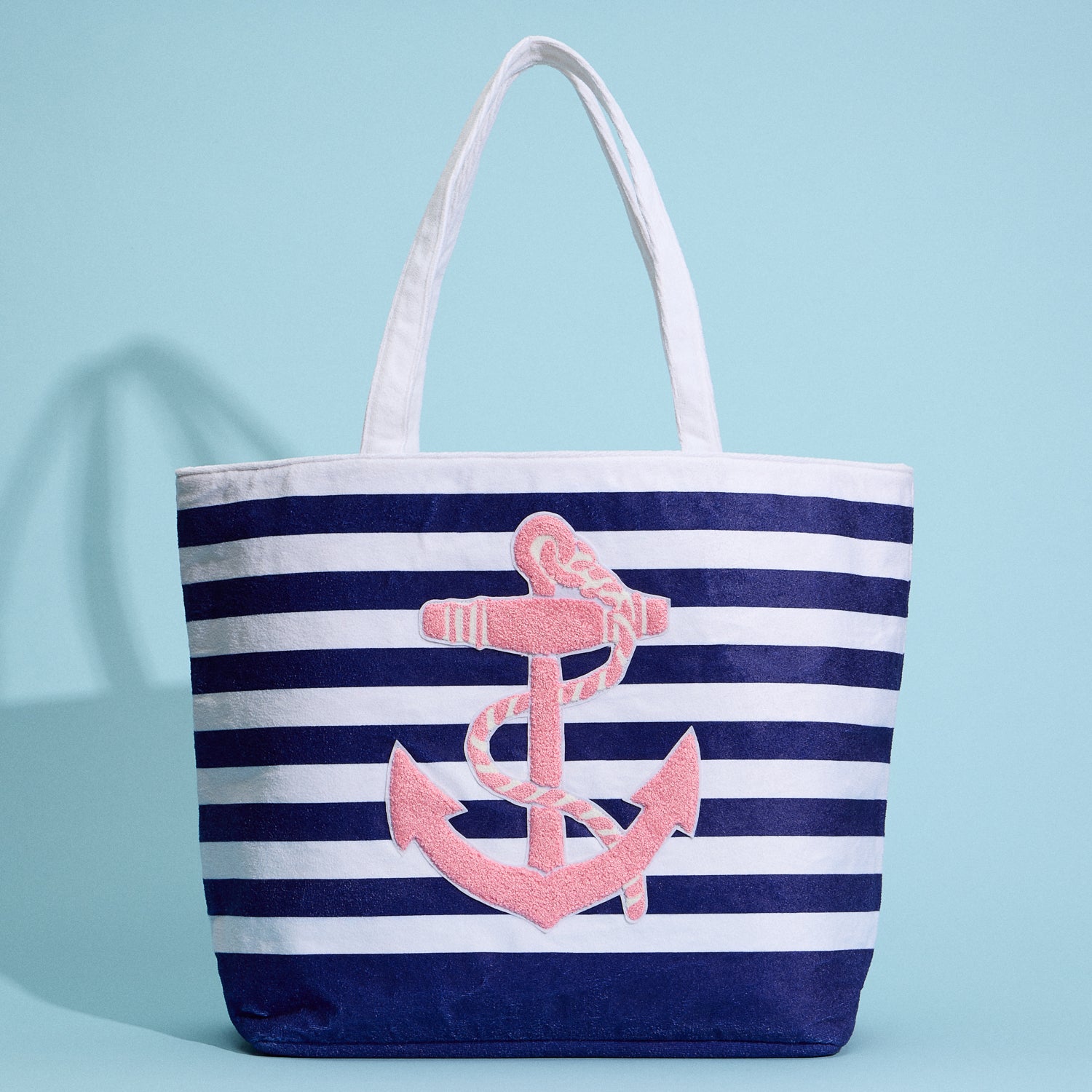 striped anchor bag