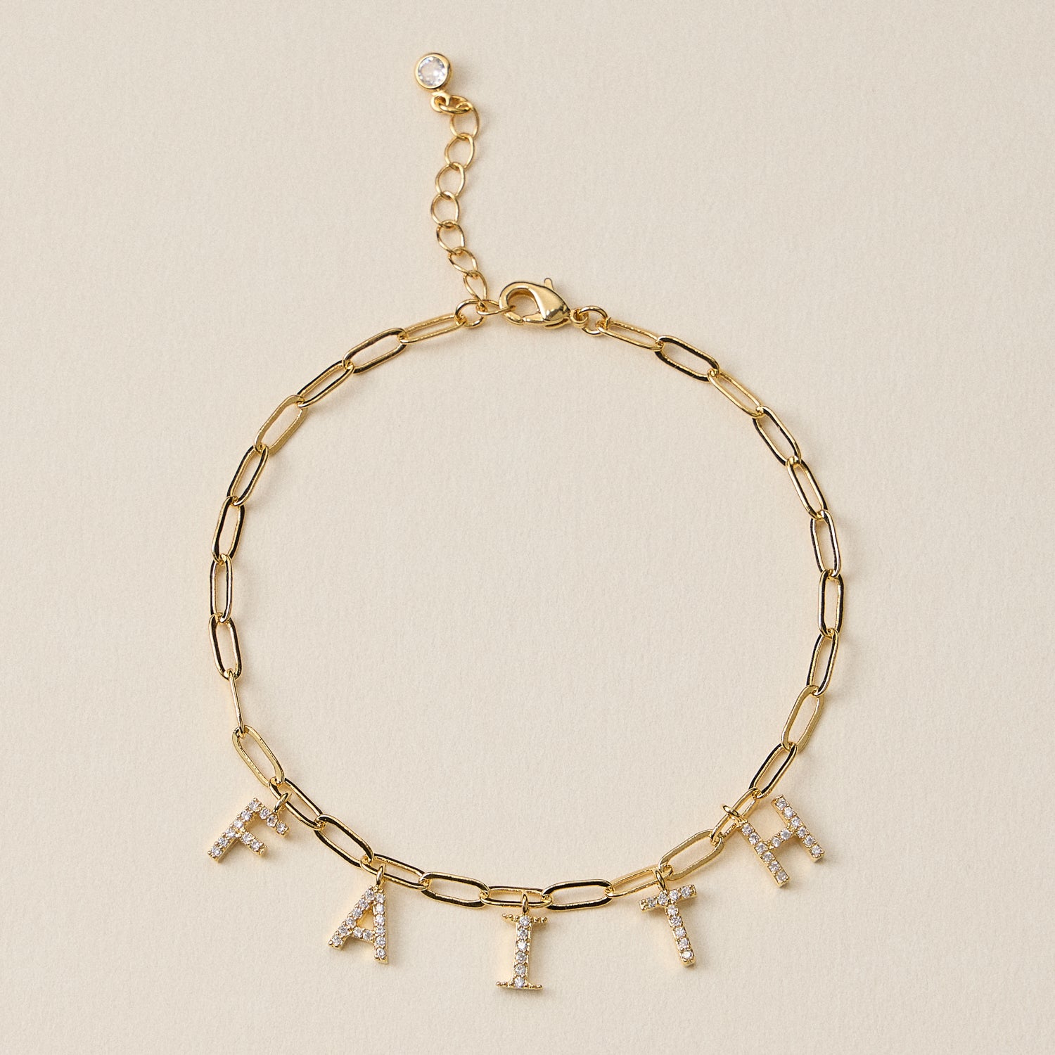 Faith Charm Bracelet