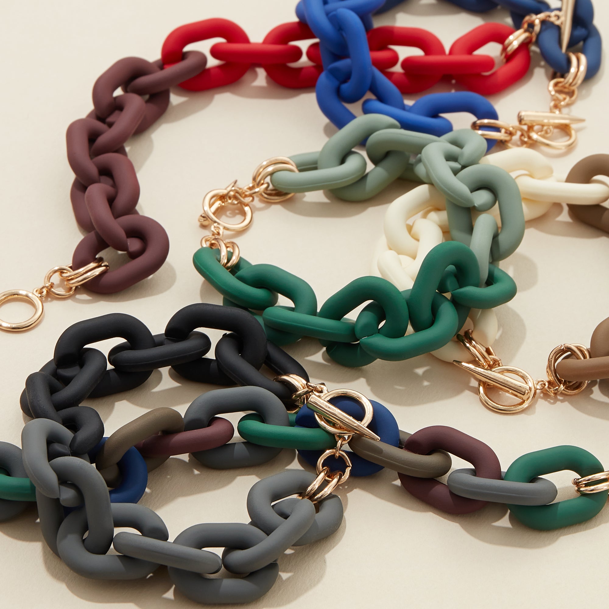 colorful chain bracelet