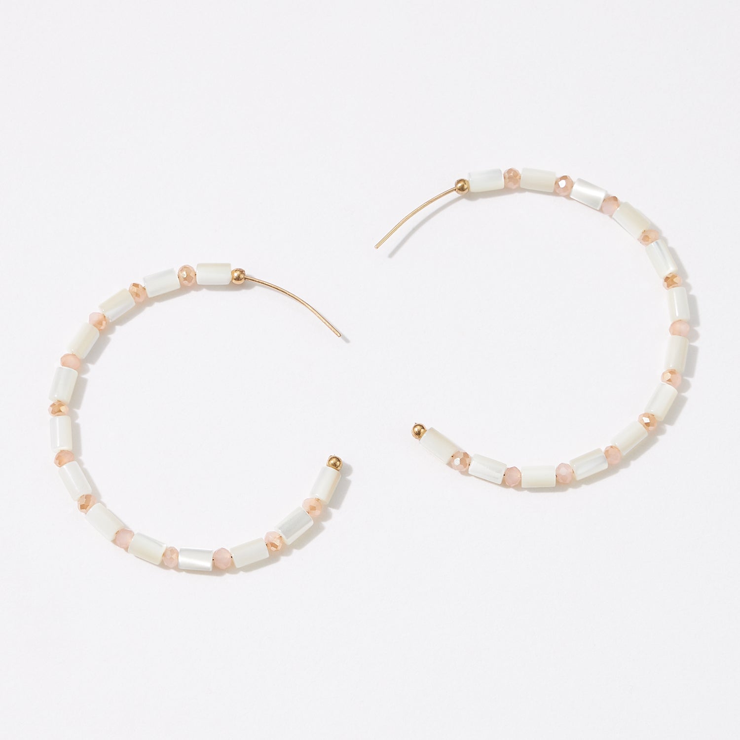 Mother Of Pearl Beaded Earring