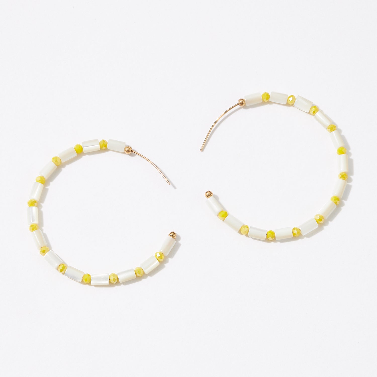 Mother Of Pearl Beaded Earring