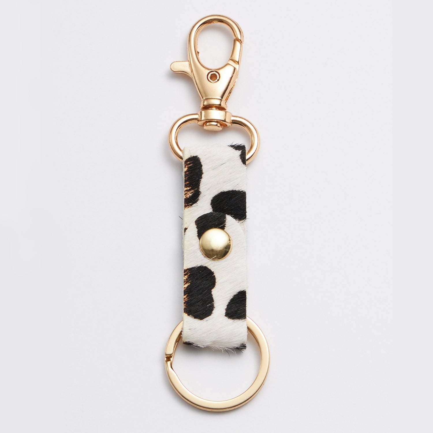 Genuine Leather Animal Print Key Chains - Frem