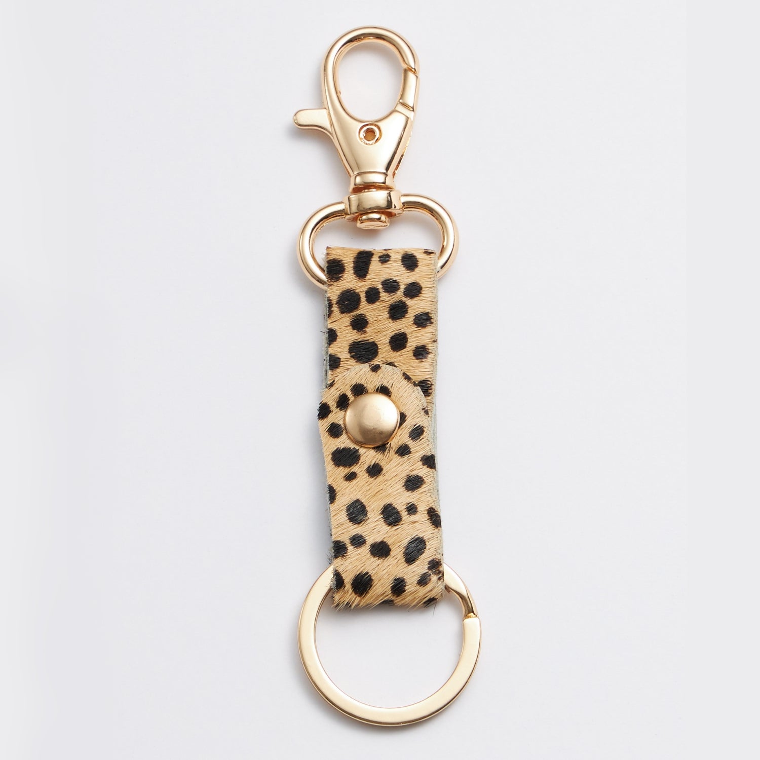 Genuine Leather Animal Print Key Chains - Frem