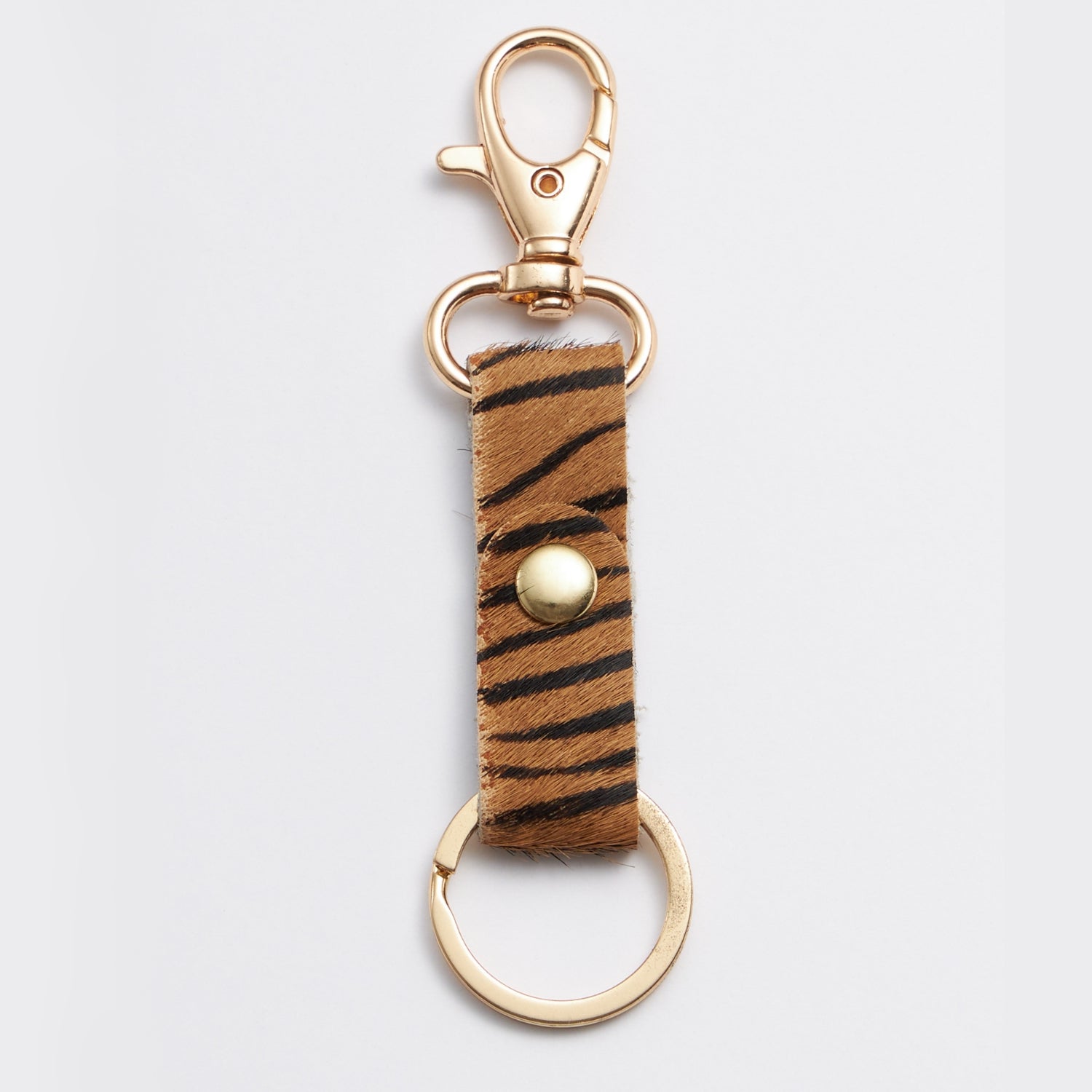 Genuine Leather Animal Print Key Chains - Frem