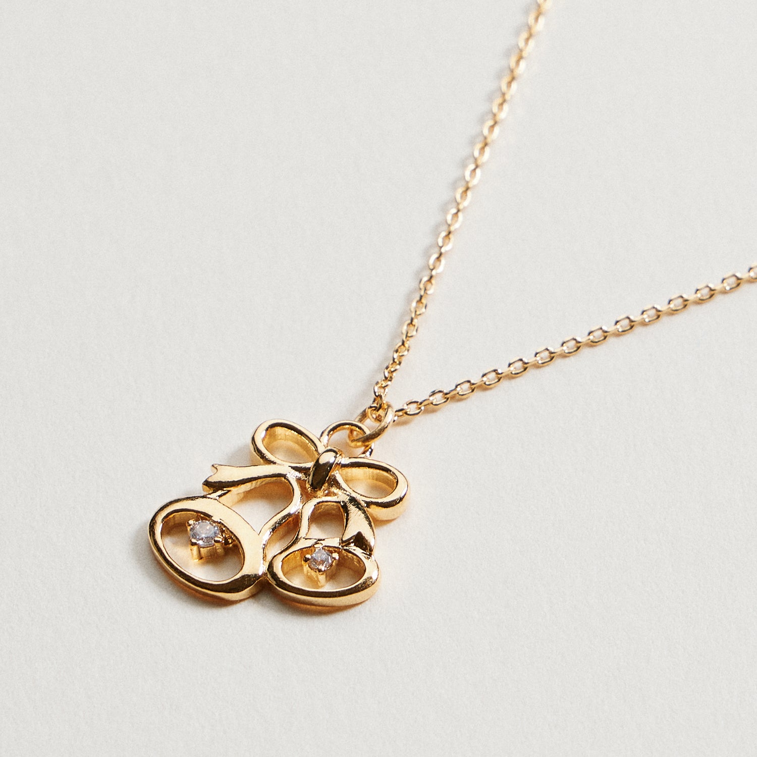 Gold Dipped Bell Pendant Necklace | Christmas Statement Neckalce