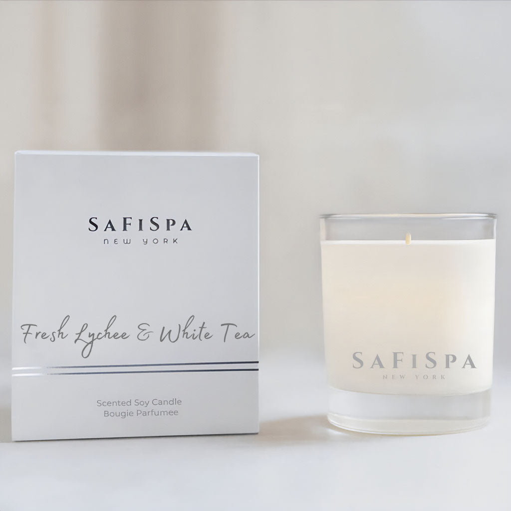 Luxury Soy Candle – Lychee & White Tea