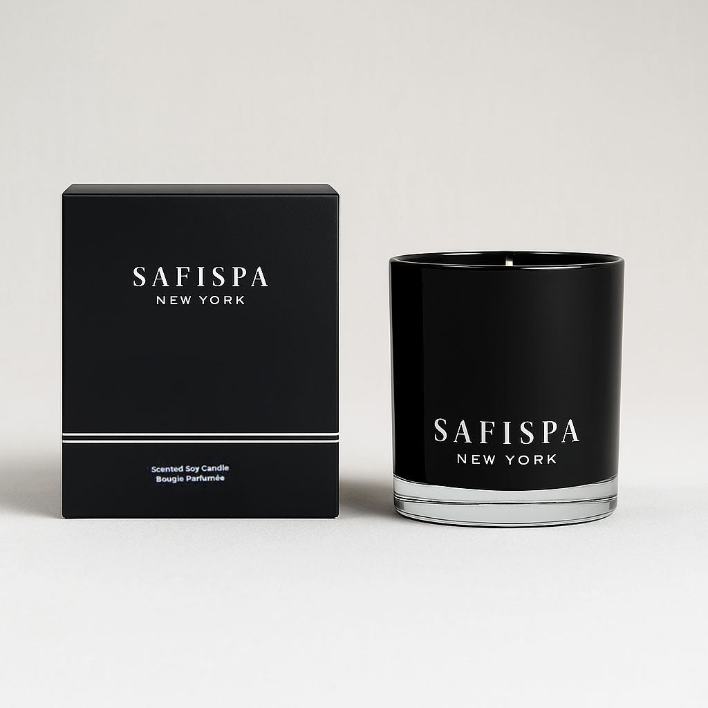 Luxury Soy Candle – Amber Sandalwood