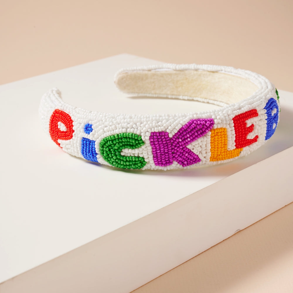 Multi-Color Seed Bead Headband