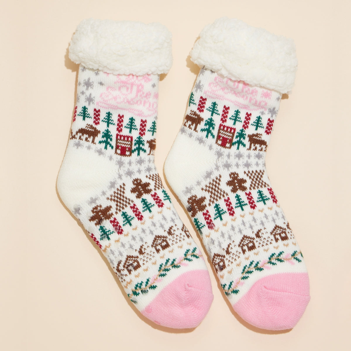 Christmas Fuzzy Socks Duo Pack