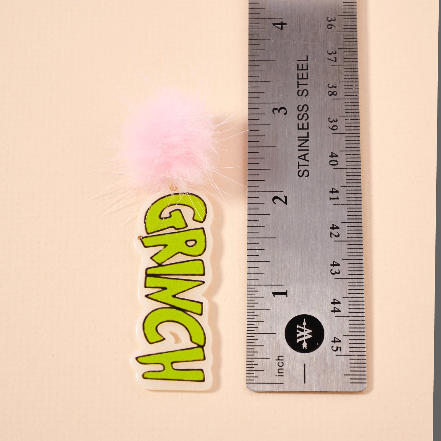 Playful Green Monster & Pom-Pom Holiday Drop Earrings