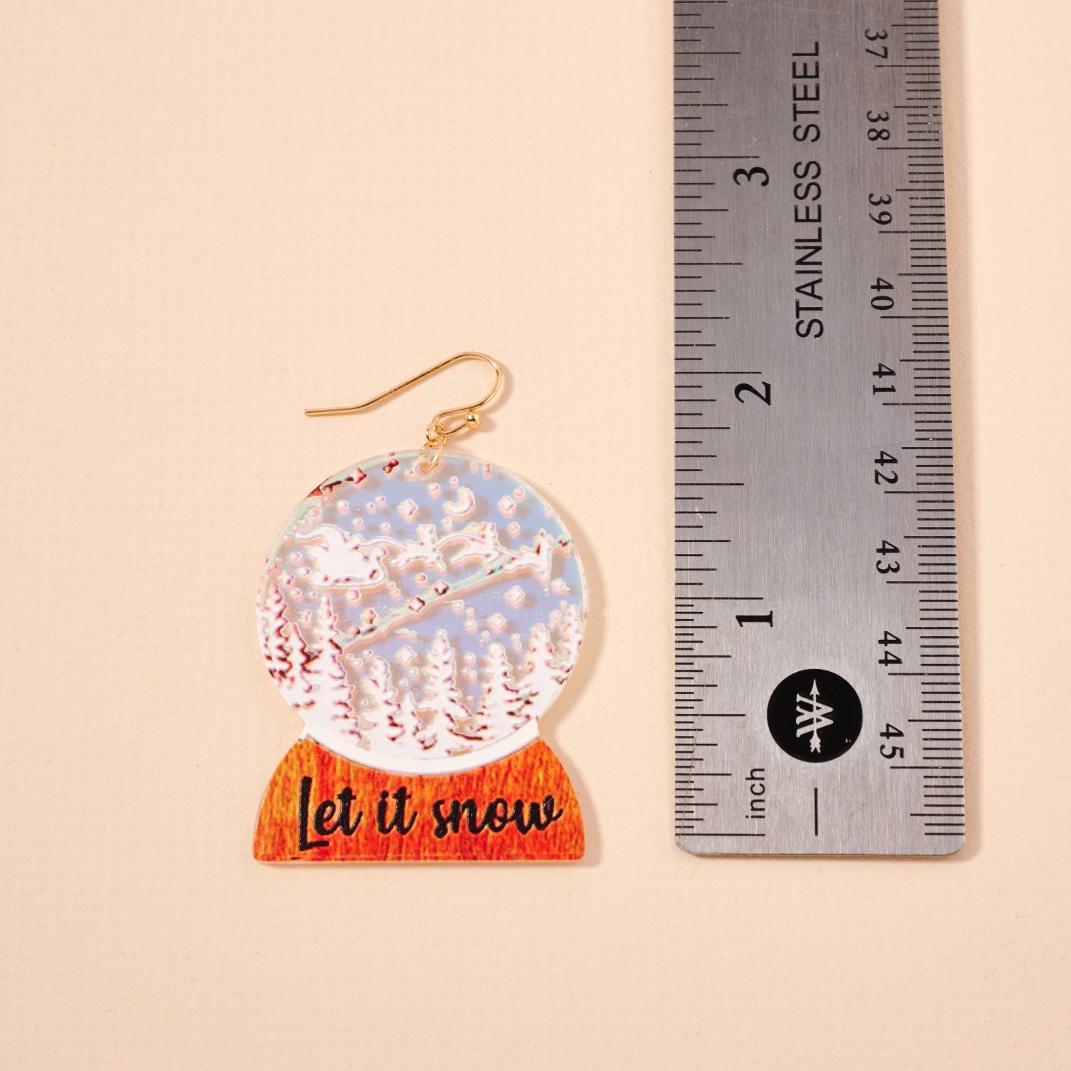 Elegant Snowball Holiday Drop Earrings