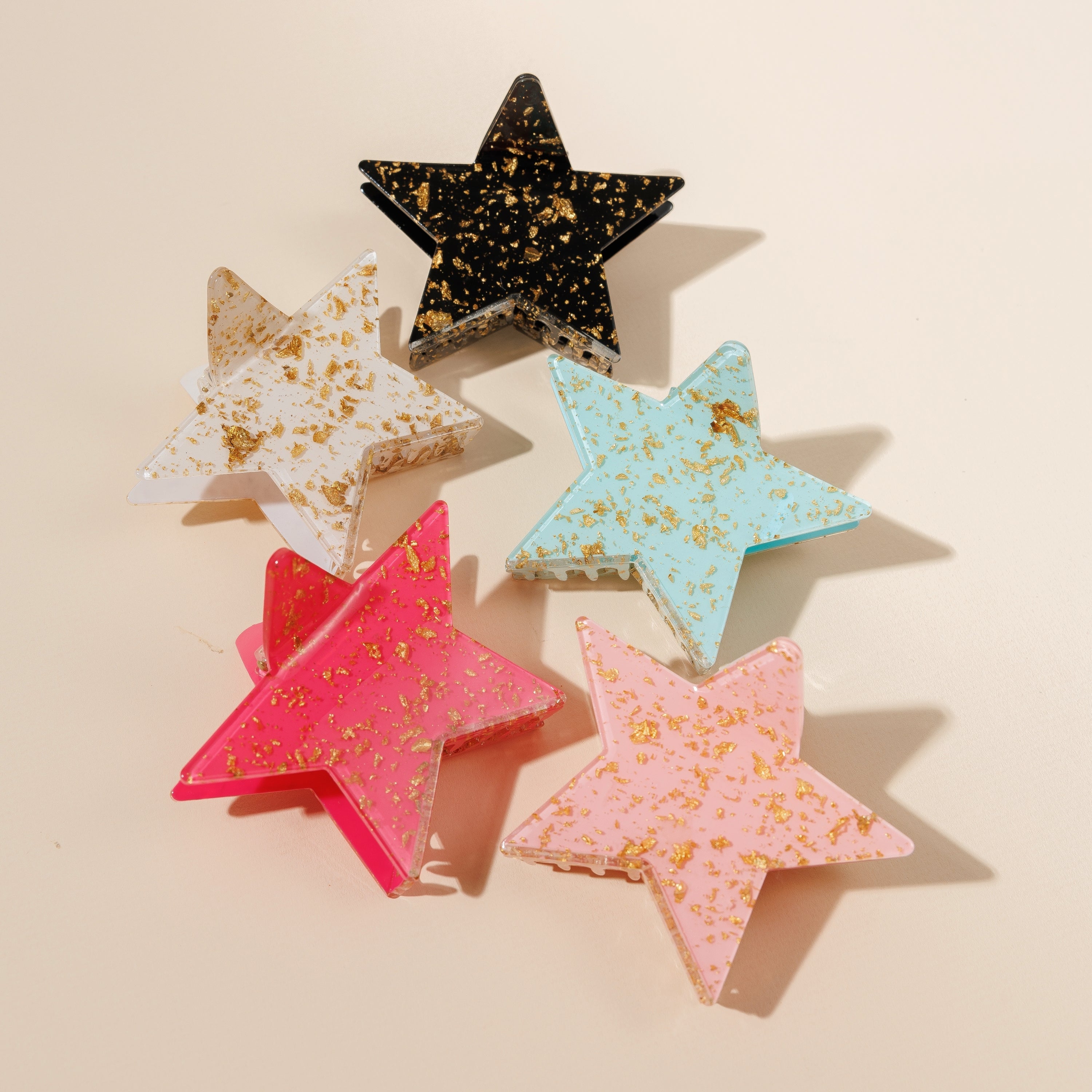 Glitter Star Hair Claw