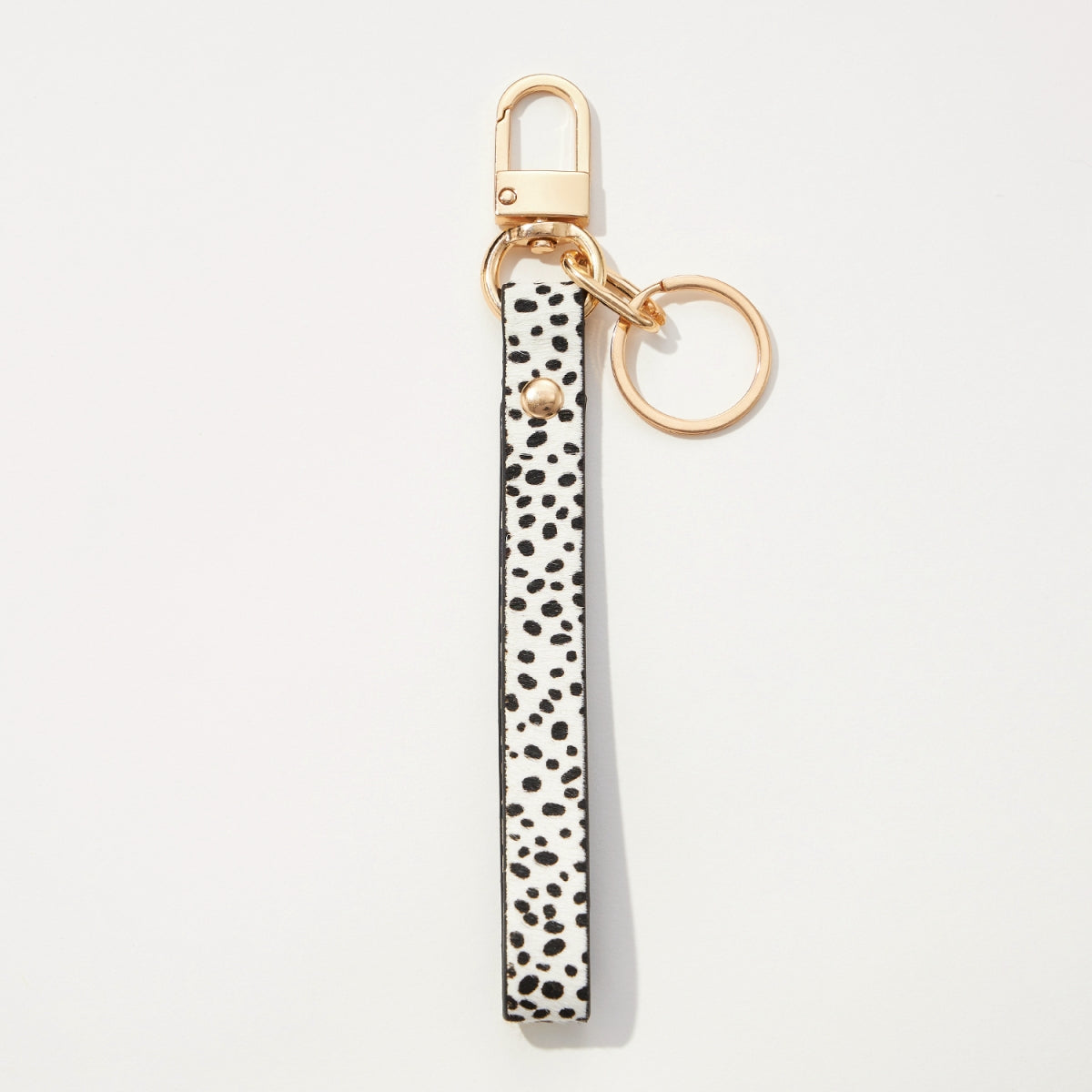 Refined Calfskin Keychain with O-Ring