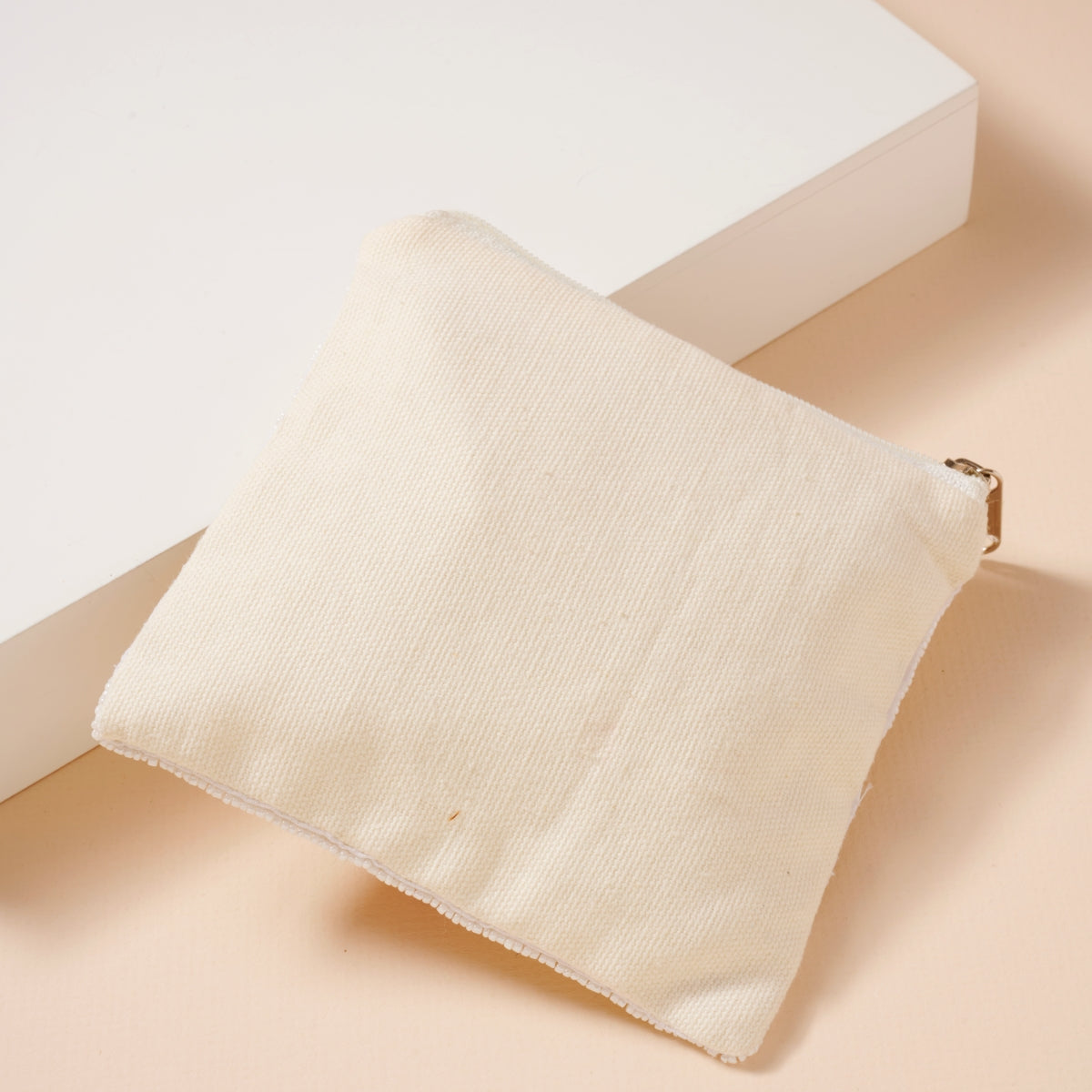 Beaded Football Goal Post Coin Pouch