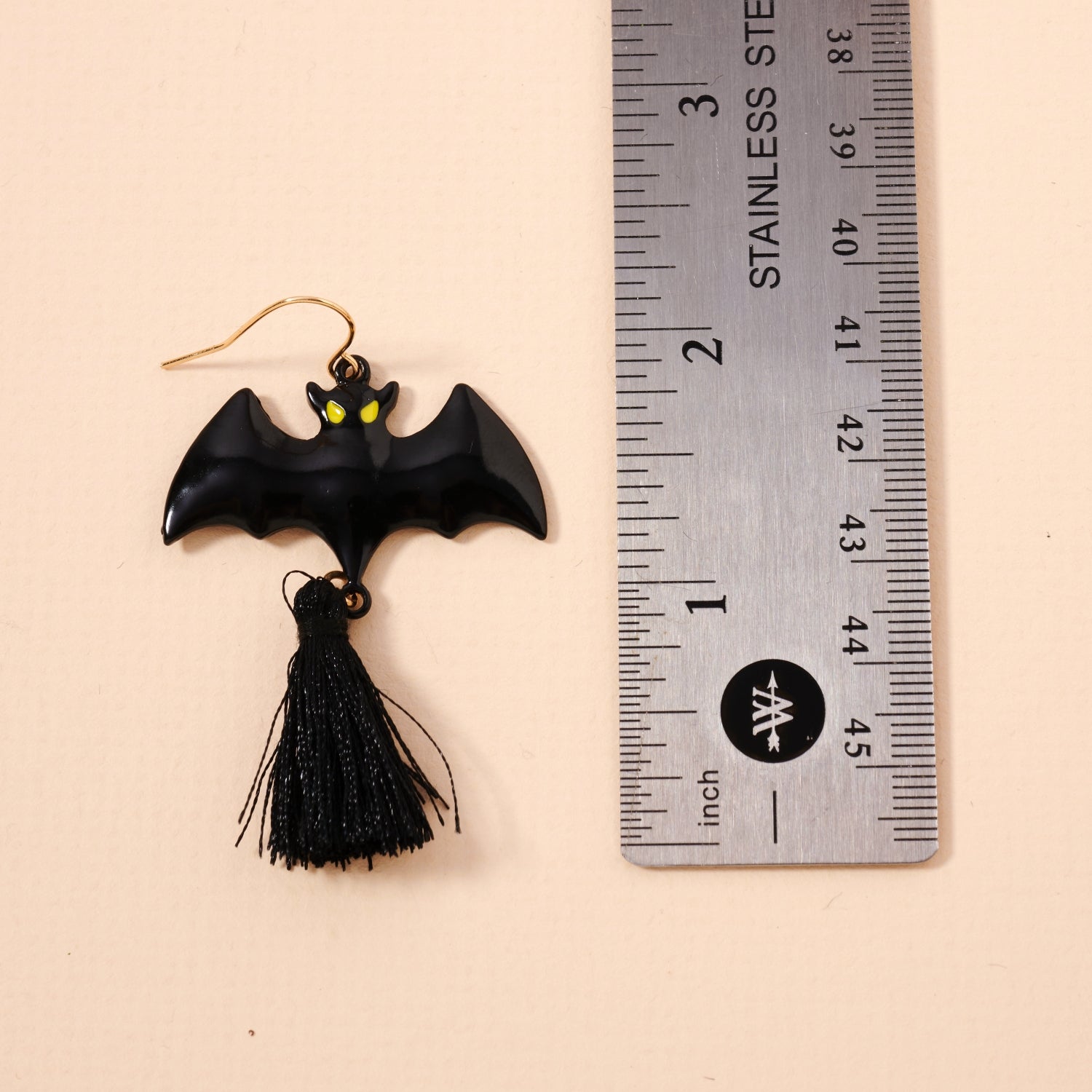 Halloween Bat Tassels Dangling Earrings