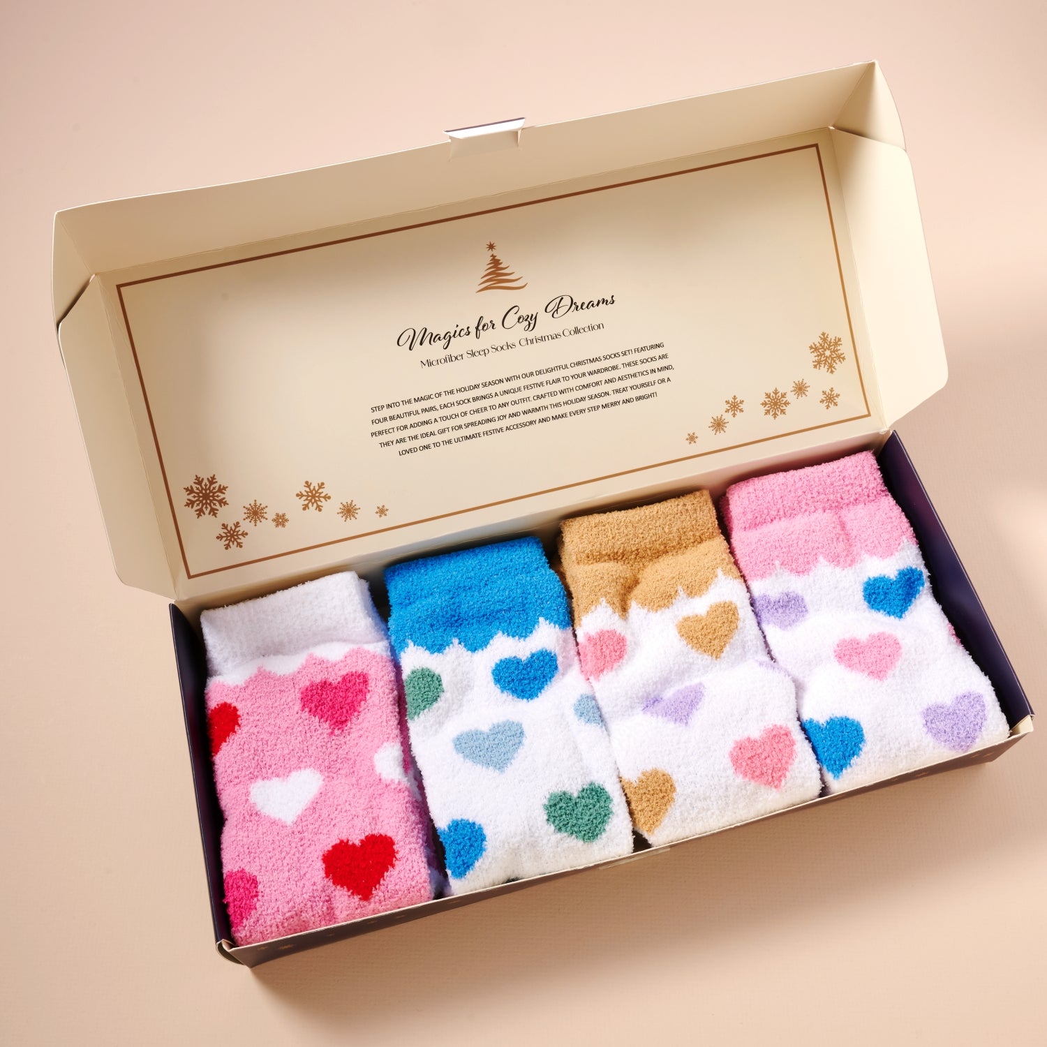 fuzzy socks gift set