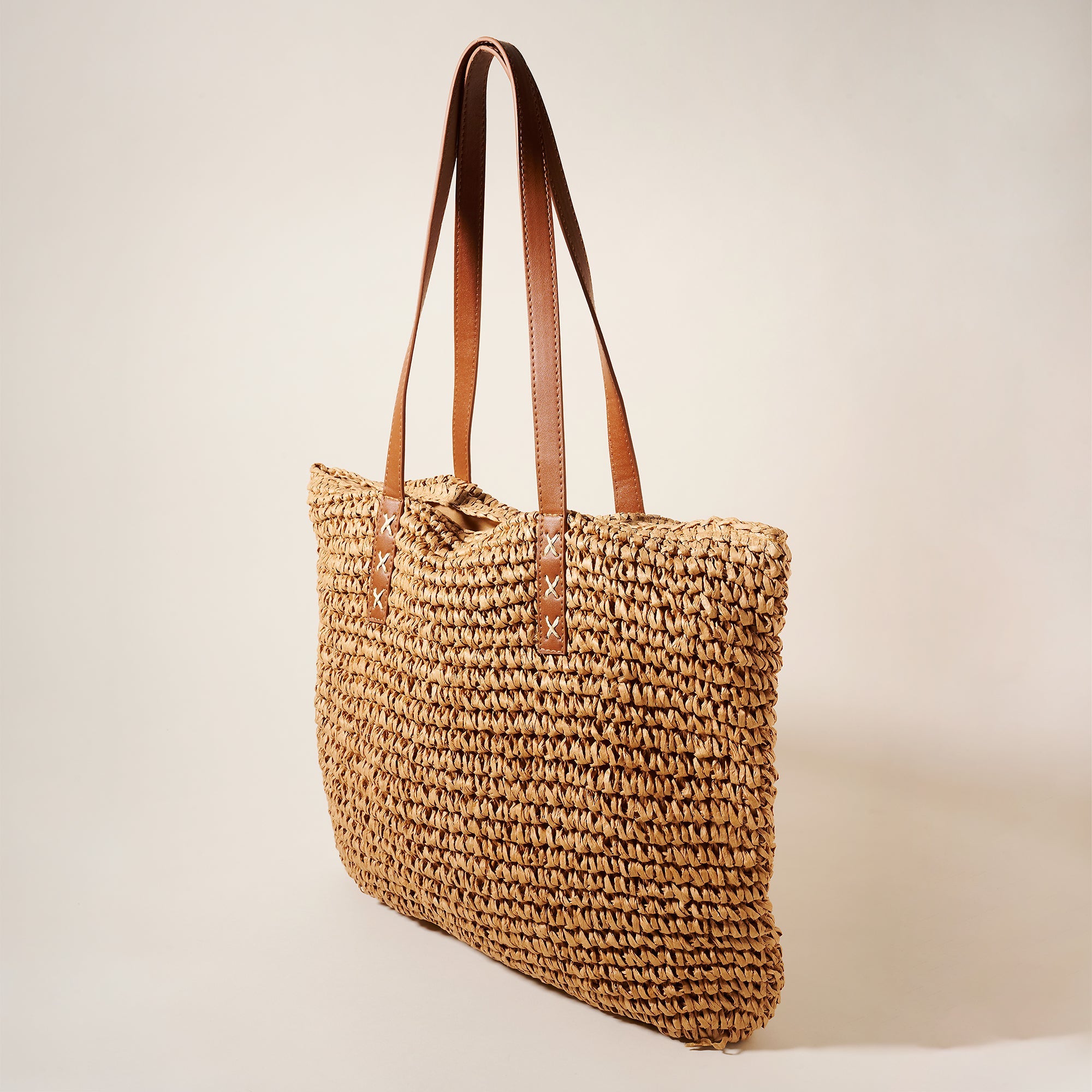 Chic Straw Tote Bag