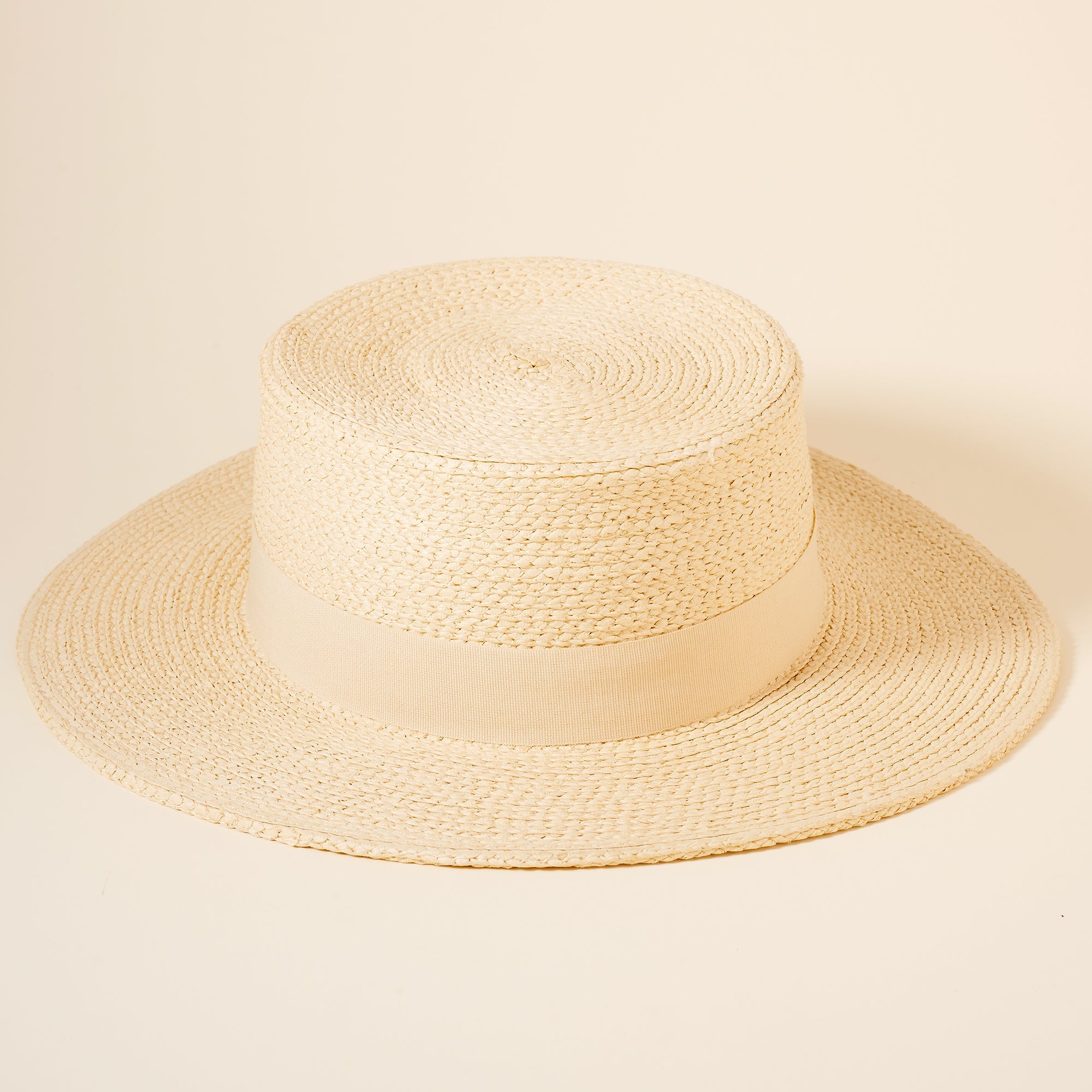 Straw Boater Hat