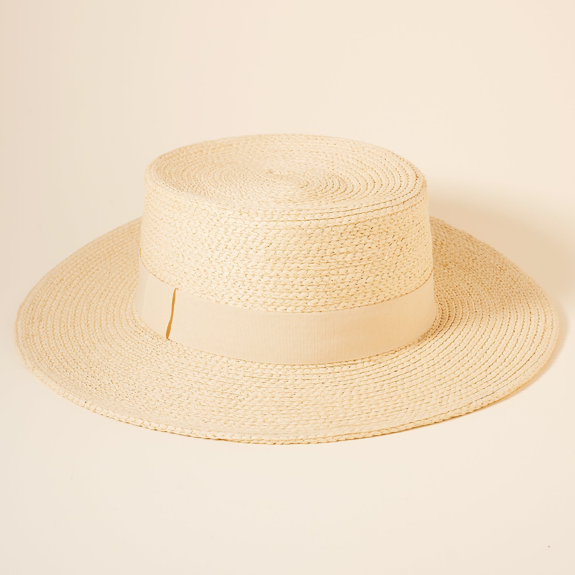 Straw Boater Hat