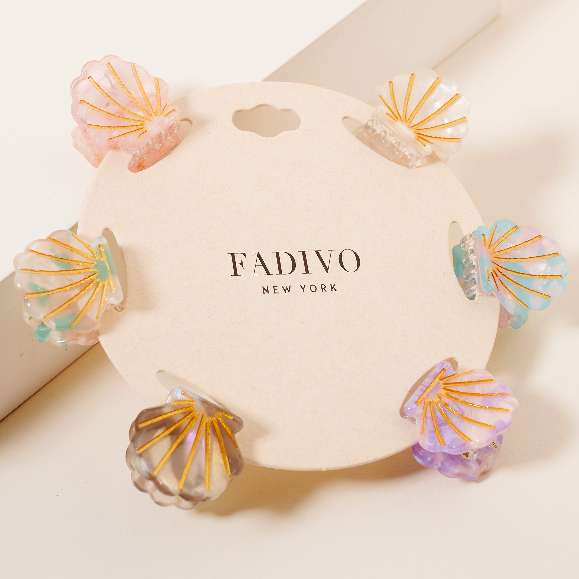 Delicate Mini Seashell Hair Clip Set