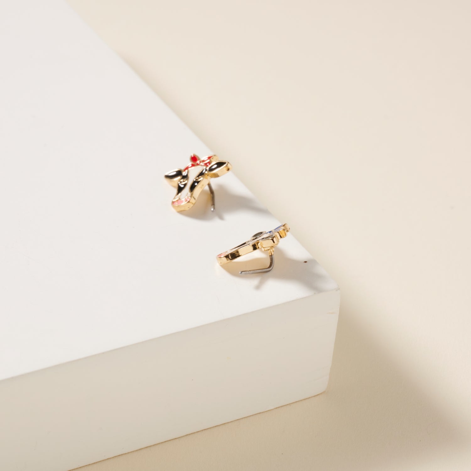 USA Cow Stud Earrings