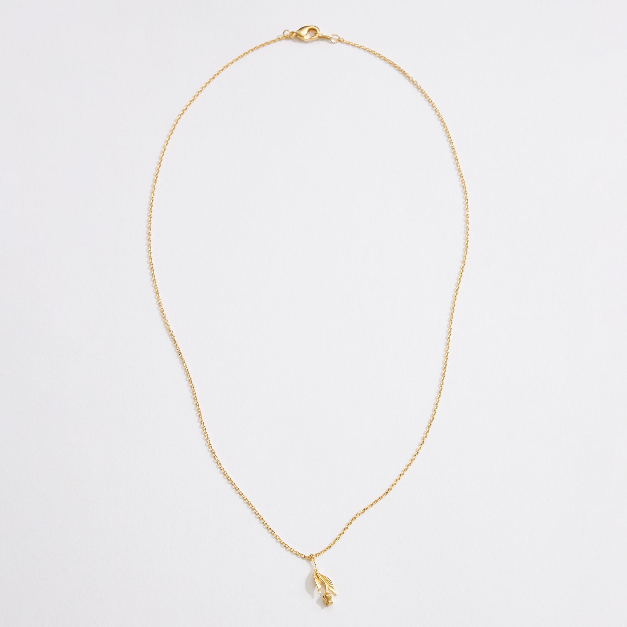 Gold Dipped Tulip Necklace - Frem