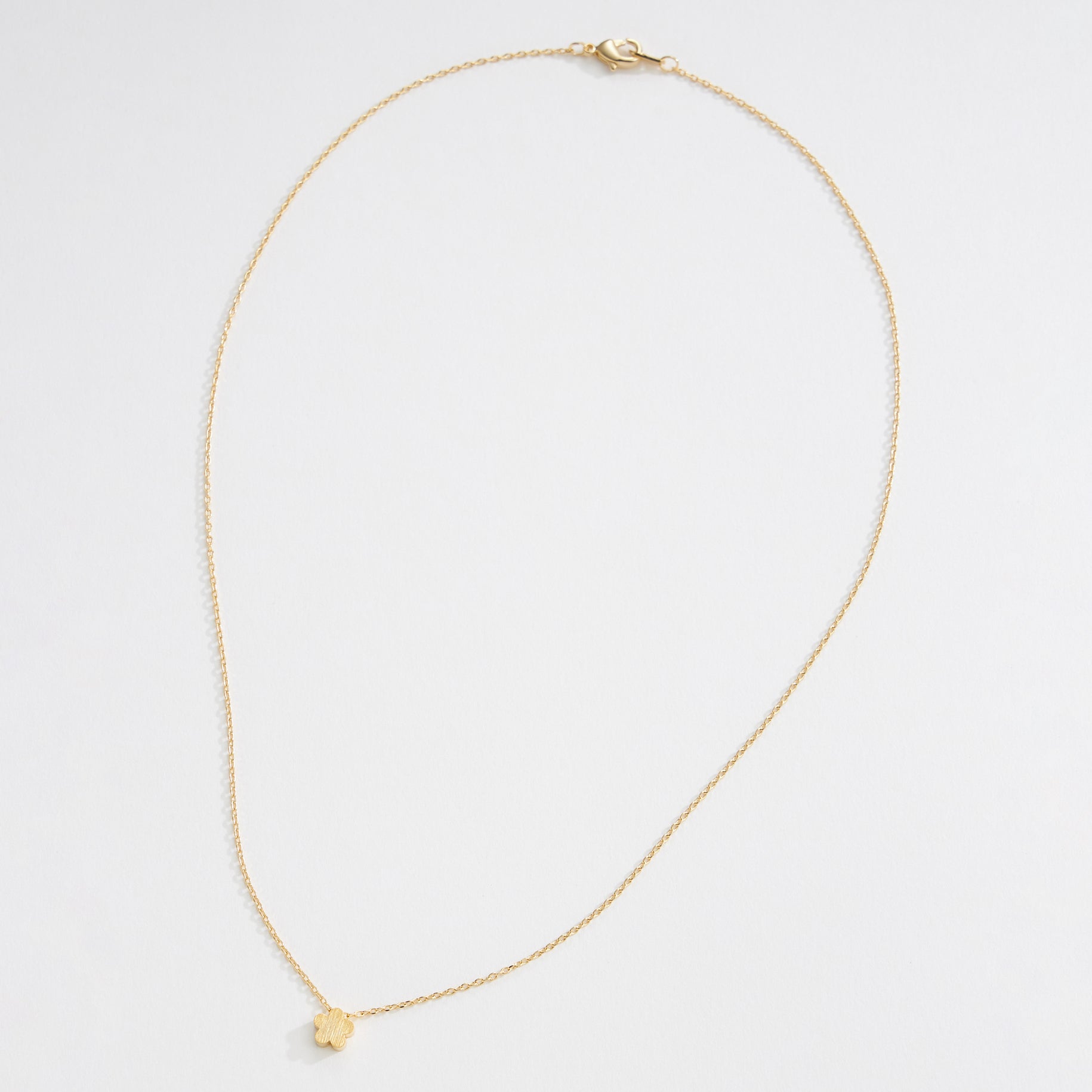 Gold Dipped Delicate Flower Necklace - Frem