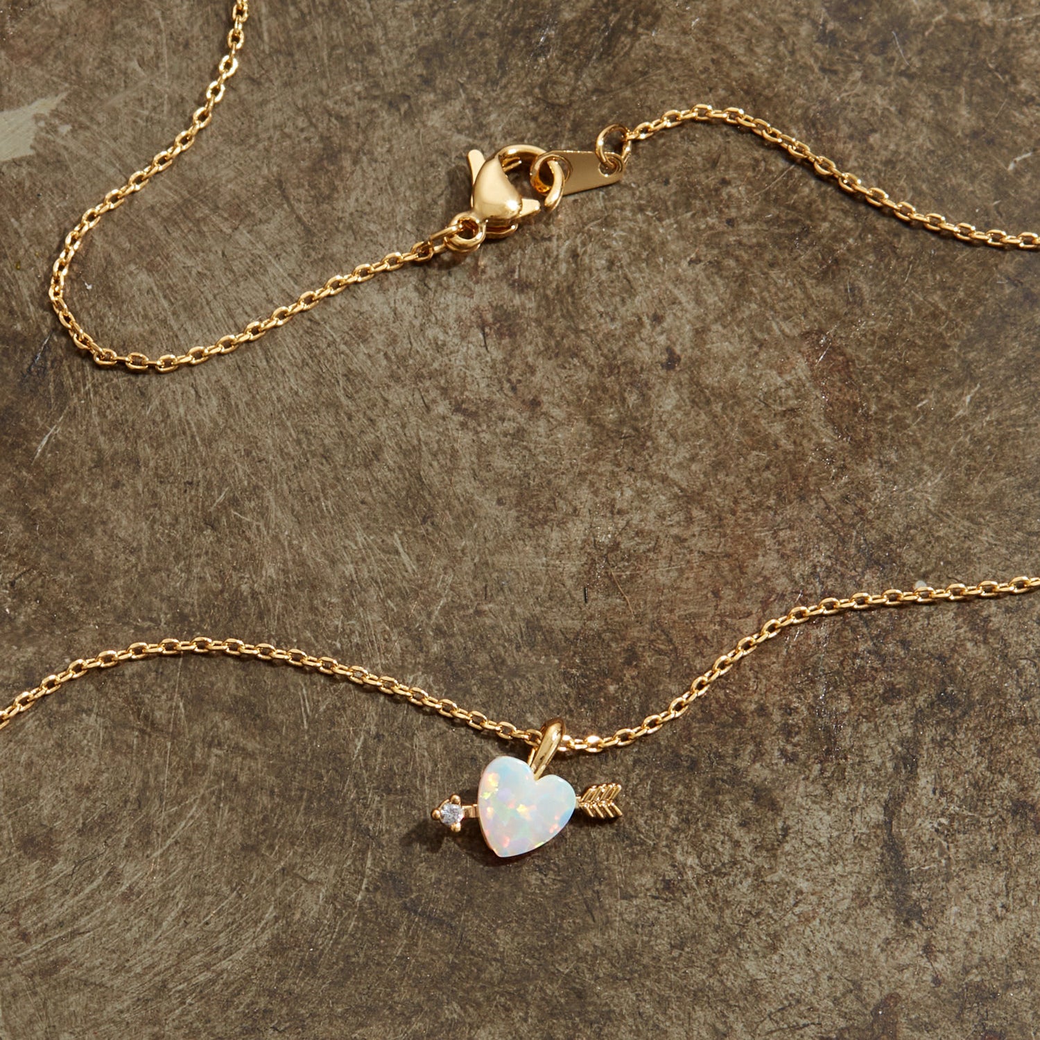 Gold Dipped Cupids Arrow Necklace - Frem