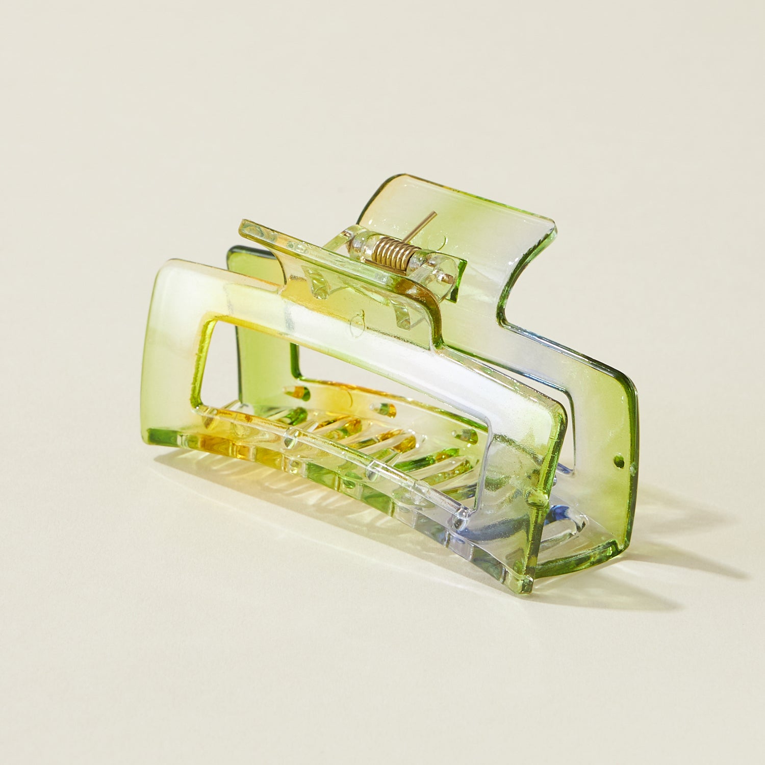 Tie Dye Resin Rectangular Claw Hair Clips - Frem