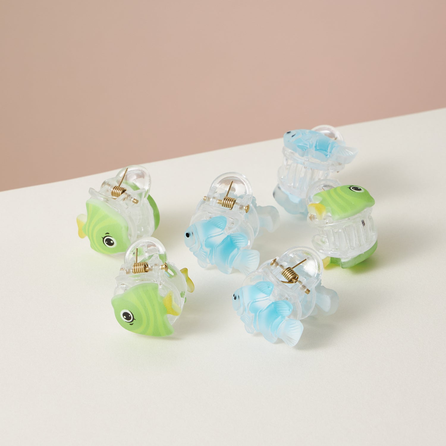 6 Pcs Sea Mini Claw Hair Clips - Frem