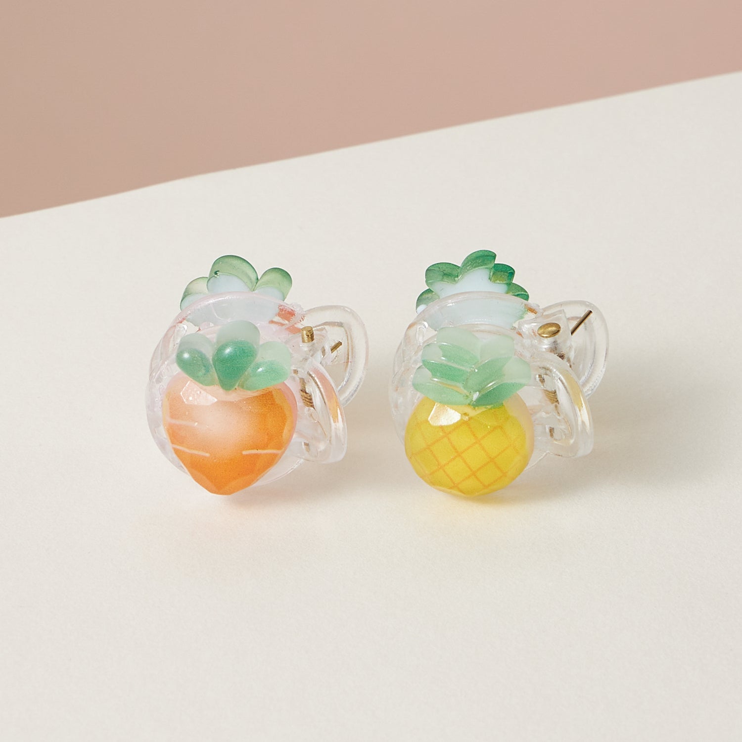 6 Pcs Summer Fruits Mini Claw Hair Clips - Frem